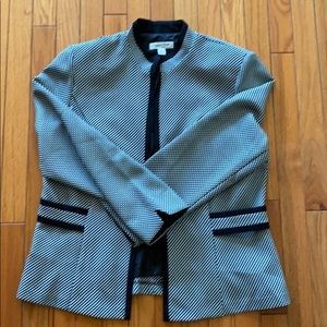 NWT blazer black and white